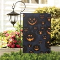 thumbnail image 3 of Halloween Glowing Pumpkins Pattern Fall Garden Flags 12.5"x18" Double Side,Small Yard Flags for Outside,Outdoor Fall Decor,Autumn Funny Garden Flag Yard Decoration, 3 of 4