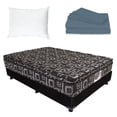 thumbnail image 1 of Colchón Individual Spring Air Morgan con Box Negro Sábanas Almohada de Osos, 1 of 8