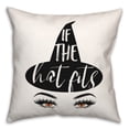 thumbnail image 2 of Creative Products If The Hat Fits 18 x 18 Spun Poly Pillow, 2 of 3
