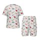 thumbnail image 1 of Fotbe Cute Dinosaur Pijama Estampada de 2 Piezas para Niños – Ropa de Dormir de Manga Corta Cómoda para Niños y Niñas, Camiseta y Shorts de Algodón-Large, 1 of 6