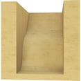 thumbnail image 4 of 5"W x 5"D x 5"H Wide Greensboro Rough Cedar Woodgrain TimberThane Corbel, Primed Tan, 4 of 6