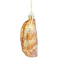 thumbnail image 4 of Northlight 5" Golden Glittered Pierogi Glass Christmas Ornament, 4 of 7