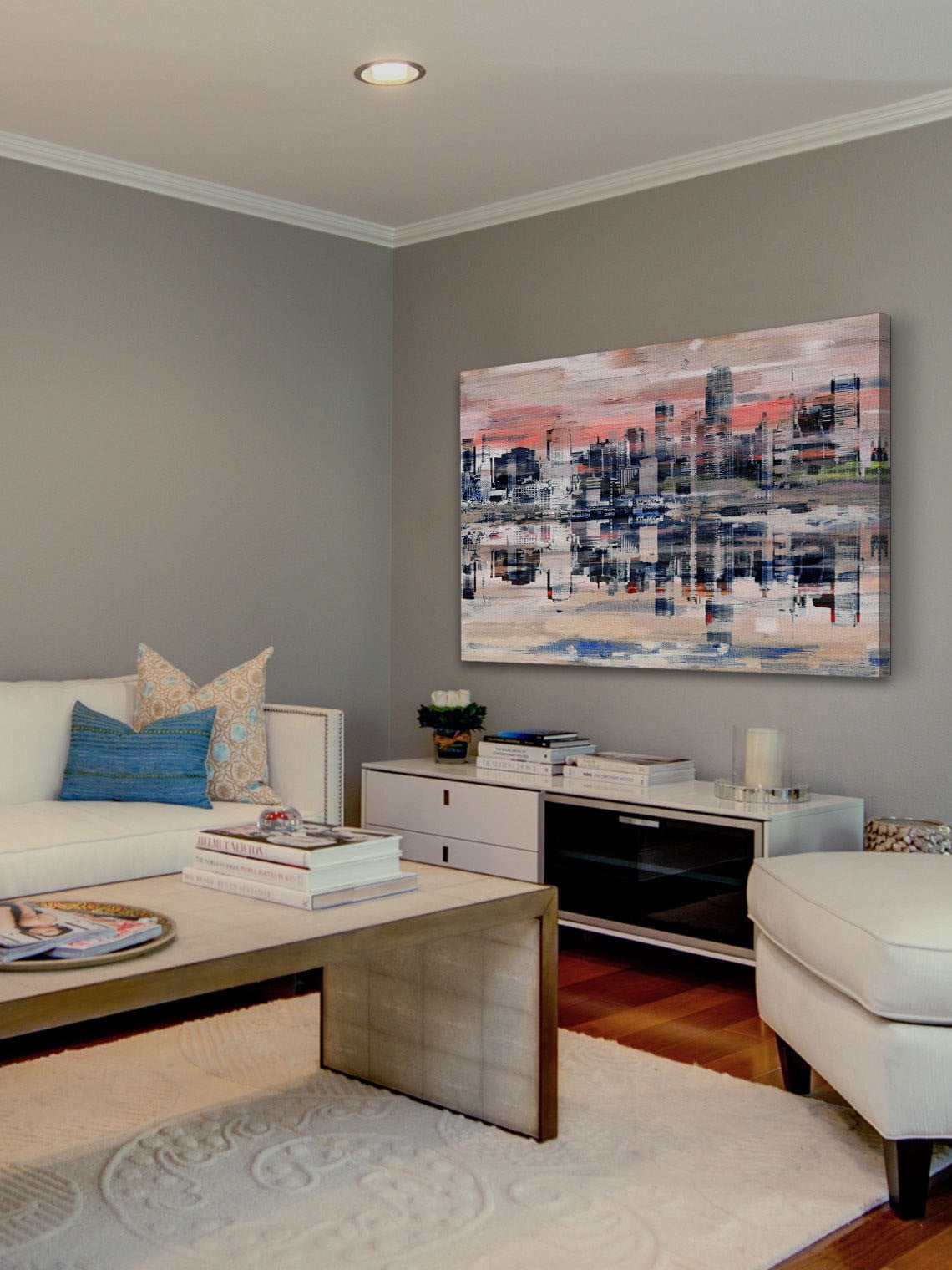Parvez Taj "NYC Reflection" Print on Canvas