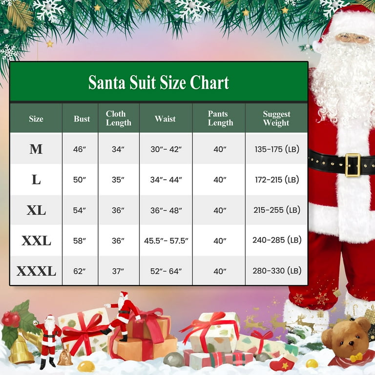 Santa claus suits sale for sale at walmart