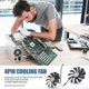 thumbnail image 4 of 1 Pair Graphics Card Fan 85Mm Ha9010H12F-Z 4Pin Cooler Fan, 4 of 5