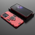 thumbnail image 4 of For Oppo Reno8 Pro 5g Tpu + Pc Drop-resistant Phone Case Ring Kickstand Protective Cover - Black, 4 of 4