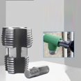 thumbnail image 4 of Water Pipe Inner Hole Thread Drill Drill Compatible Pvc Pipe Threader Kit With Various Die Sizes Pvc Thread Maker Tool for Drill 1/2 3/4 Tool Plastic Pipe Threader Kit Rethreading Tool, By Meiiso, 4 of 9