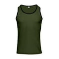 thumbnail image 3 of Afdoent Mens Casual Tank Tops Men's Wear Slim Casual Sports Summer Matching Color Undershirt Vest Classic, 3 of 8
