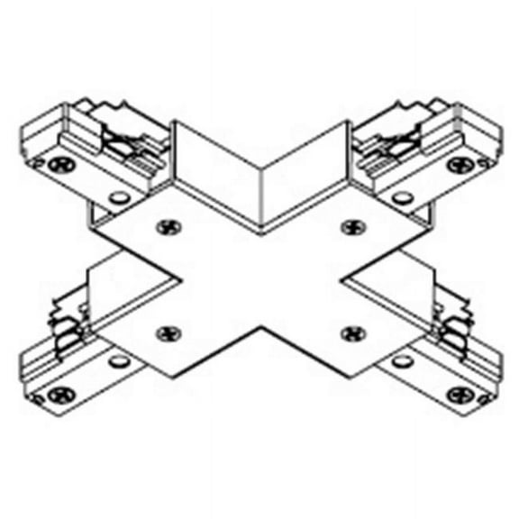 Jesco Lighting J2XP-BK X Connector Feed - Black