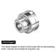 thumbnail image 5 of Grifo Adaptador, 2uds 32mm x 6mm Macho Rosca a 22 mmx8mm Macho Rosca Latón Grifo Aireador Conector para Cocina Baño Fregadero, 5 of 6