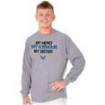 thumbnail image 5 of US Air Force Hero Airman Sister Long Sleeve TShirt Men Women Brisco Brands L, 5 of 6
