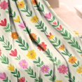 thumbnail image 4 of Pioneer Flower Blanket,Comfortable Soft Flannel Throw Blanket,All Season,Warm Lightweight Blankets for Sofa Bed Couch Living Room Chair,50"x60"(130x150cm), 4 of 4