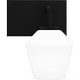 thumbnail image 3 of Quoizel Nielson 3-Light Matte Black Bath Light, 3 of 7
