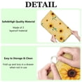 thumbnail image 6 of Sunflower Flower Dish Drying Pad Microfiber Foldable Absorbent Rack Mat Kitchen Countertop Floral Summer 16x18 Inch, 6 of 7