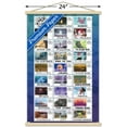 thumbnail image 3 of Disney 100th Anniversary - Stamp Grid Wall Poster with Magnetic Frame, 22.375" x 34", 3 of 6