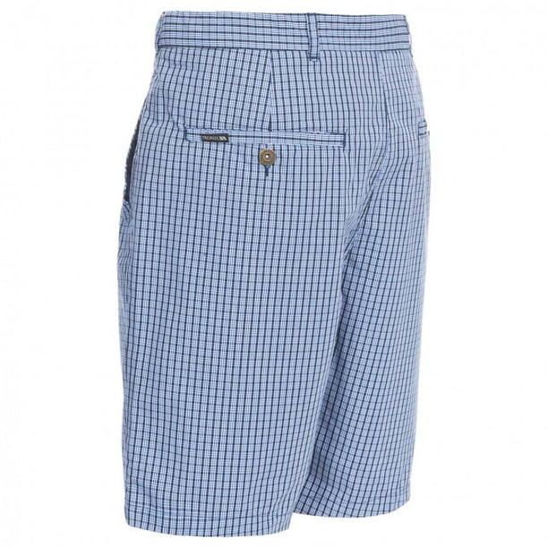 Trespass - Pantalones cortos casual modelo Quantum para hombre (Gris)