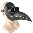 thumbnail image 3 of Funny Medieval Steampunk Plague Doctor Bird Máscara de látex Punk Cosplay Máscaras Pico Adulto Halloween Evento Cosplay Props Feliz Sencillez, 3 of 5