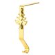 thumbnail image 1 of Soporte para medias navideñas para repisa de chimenea, soporte para medias navideñas de metal de bronce brillante para repisa de chimenea, decoraciones navideñas, 1 of 5
