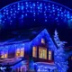 thumbnail image 3 of Street Garland On The House Christmas Decorations Ornaments LED Festoon Icicle Oudoor Curtain Light 2024 New Year Holiday Decor, 3 of 5