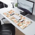 thumbnail image 2 of Long Mouse Pads for Desk,Corgi Dog and Flower Florals Desk Mats on Top Of Desks, Desk Mouse Pad Extra Large with 3mm Non-Slip Base and Stitched Edge for Gaming,Office,Work,Home 31.5"x11.8", 2 of 6