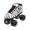 Black-White Zebra, variant on Riedell Skates Dart Roller Skate,Black,14