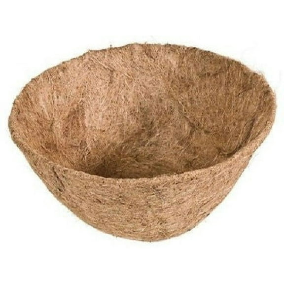 Panacea 88594 18" Round Coco Fiber Hanging Basket Planter Liner - Quantity of 2