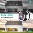 thumbnail image 4 of Cámara de seguridad WiFi para exteriores, cámara de vigilancia 1080P con detección de movimiento humano y visión nocturna, cámara de metal resistente al agua IP66, 4 of 5