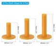 thumbnail image 2 of Uxcell Rubber Golf Tee, 9 Pcs Mix Size Golf Practice Tees Training Driving Range Tee, Yellow, 2 of 6