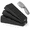 Black&Gray, variant on Black&Blue 3-Piece Squat Wedge Block Set, 960 Lbs Capacity Stackable Slant Workout Blocks