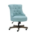 thumbnail image 6 of Linon Ragan Task Chairs with Adjustable Height and Swivel, 275 lb. Capacity, Light Blue, 6 of 12