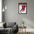thumbnail image 4 of Nick Suzuki 20x29 Framed Canvas Montreal Canadiens, 4 of 4