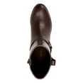 thumbnail image 2 of STYLE & COMPANY Womens Brown Buckle Accent Padded State Round Toe Block Heel Zip-Up Booties 6 M, 2 of 4