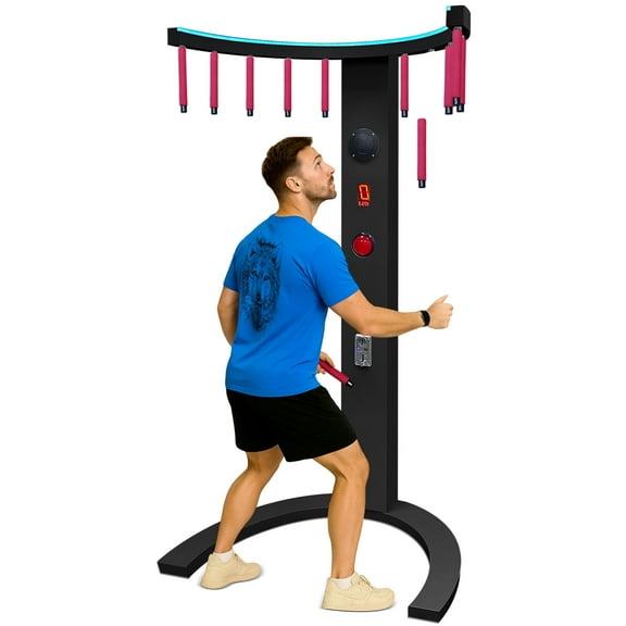 Catch Stick Arcade Game Machine - Coin Operated Reaction Training Equipment for Hand Eye Coordination, Coin-free Entertainment Mode, Party Entertainment, Arcade Room, Bars