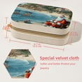 thumbnail image 5 of Claus Beach Velvet Portable Jewelry Organizer Box with Removable Compartment - Gift and Jewelry Display, 5 of 7