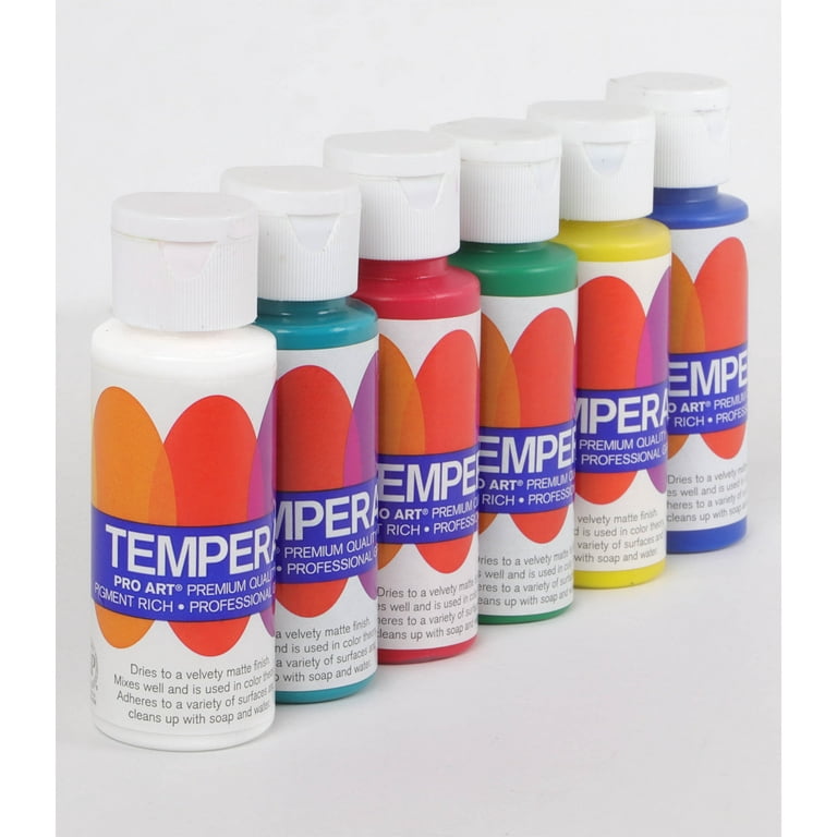 2 oz. Black Tempera Paint @ Raw Materials Art Supplies