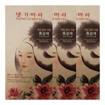 Daeng Gi Meo Ri Medicinal Herb Hair Color to cover gray hair (Dark Brown 3 Pack)