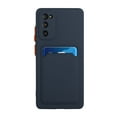 thumbnail image 2 of Galaxy S20 FE Case, Slim Soft Fit Shockproof Protection Case Dropproof Non-Slip Silicone Case with Card Slots Soft TPU Bumper Phone Wallet Case for Samsung Galaxy S20 FE, Darkblue, 2 of 7