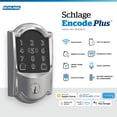 thumbnail image 2 of Cerradura inteligente Schlage WiFi Deadbolt con llave de inicio de Apple, 2 of 5