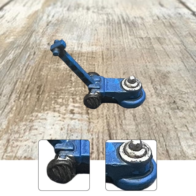 BELOVING 1/64 Scale Car Jack Model DIY Car Repair Shop Scene for Collectors Hobbyists blue