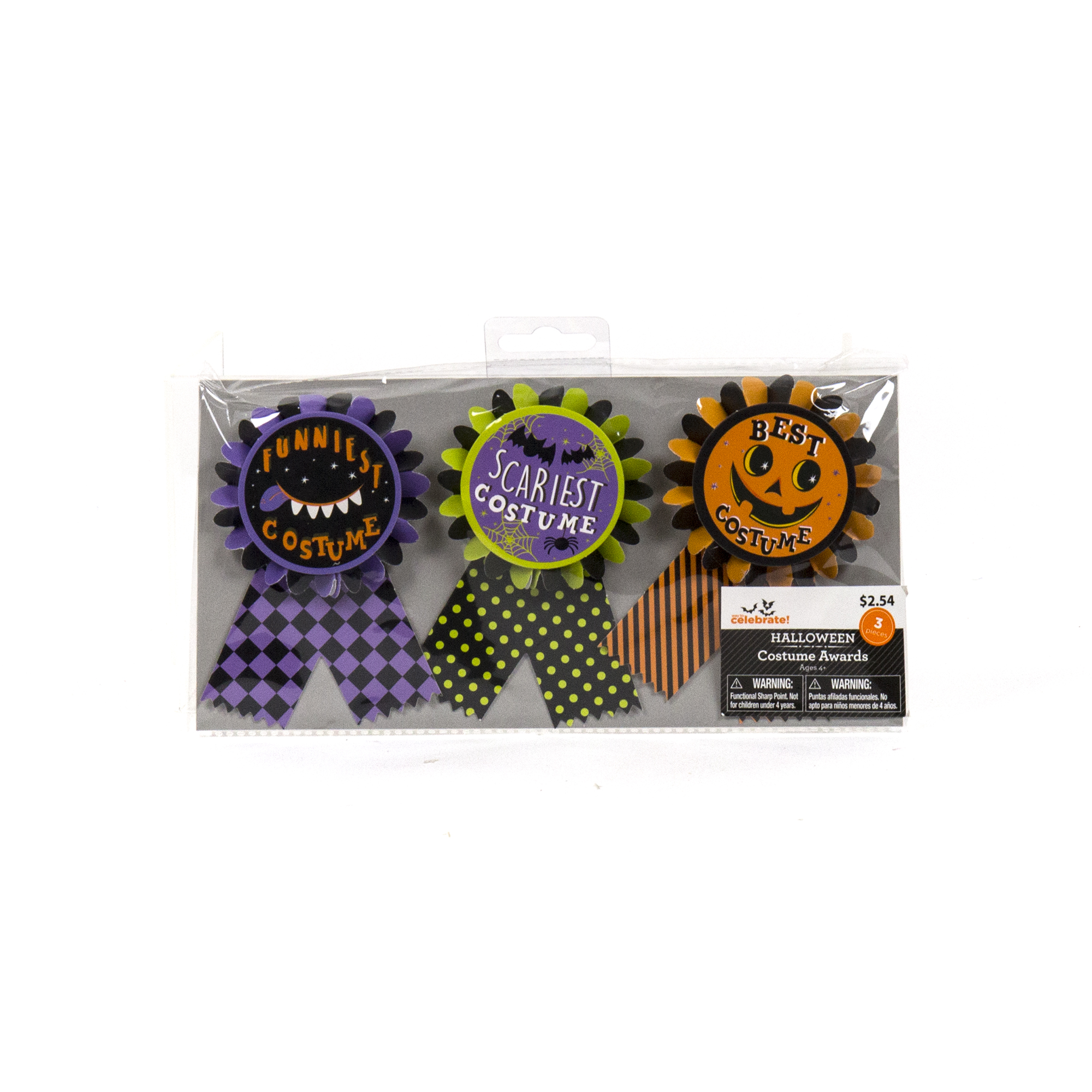 Halloween Costume Award Ribbons 3 Pack By Horizon Group Usa