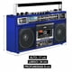 thumbnail image 5 of Radiocasetera QFX Azul Bluetooth con Conversión a MP3 y Ecualizador de 3 Bandas Am/Fm, 5 of 7