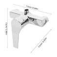 thumbnail image 2 of GOOHOCHY Temperature Control Bathroom Faucet Chrome Ceramic Valve Core Water Saving 1Set, 2 of 8