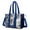 Pioneer Flower Floral-1, variant on Teacher Tote Bag,Pioneer Flower Floral Print Pattern Teacher Utility Tote Bag,Large Work Tote Bags for Women with Multiple Pockets,Top Zipper Closure,13.8x10.6x6.7 Inch