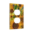 thumbnail image 2 of ZICANCN Outlet Covers Wall Plate, Bunch Sunflowers Yellow Light Switch Cover Decorative, Duplex Toggle Combo 1-Gang, 2 of 9