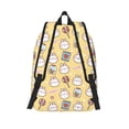 thumbnail image 2 of Lsque Rabbit And Candy Pattern Canvas Daypack, Durable Backpack, High-quality Versatile Backpack,Vintage Compact Backpack-Medium, 2 of 6