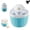 Blue, variant on Small Home Mini Ice Cream Maker, DIY Mini Ice Cream Maker, One-Touch Dessert Maker, Single Serving of Gelato, Yogurt, Compact Electric Makers for Kitchen, Family Treats