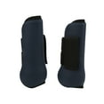 thumbnail image 4 of 2Pcs PU Horse Leg Protection Boots Elastic Horse Boots Cushioning Inner Pad for Match RidingNavy Front Legs XL, 4 of 9
