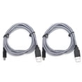 thumbnail image 4 of Loewten Charging Cable For ,USB Charging Cable,2PCS 1.5M PVC Host Micro USB Charging Cable Durable Fit For New 3DSXL NDSi 2DS, 4 of 8