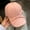 Pink, variant on SikaFu Bow Tie Black Baseball Cap, Versatile For Women In Summer, Wide Brim, Big Head, Round Face, Small Duckbill Cap, Big Face Hat, Trendy