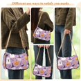 thumbnail image 4 of FORMRS Womens Shoulder Bag with Chain Strap Clutch Purse Cute Tote Handbag, Purple Cute Halloween, 4 of 7